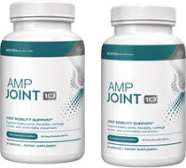 AMP Joint-10 supplement bottles by Montra Health